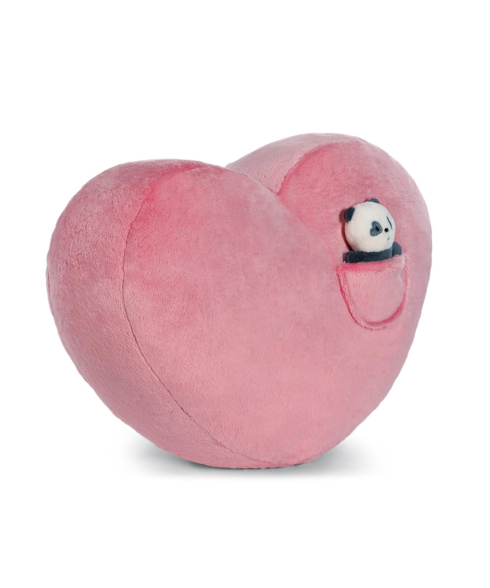 Amazon.co.jp: ニキ(NICI) Love25 ラブパンダ ハートクッション 40